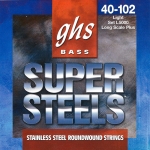 GHS el.basszushúr - SuperSteels, Light, 40-102