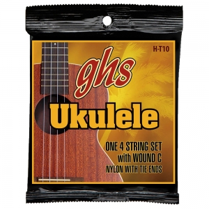 GHS ukulele húr - black nylon, Tenor