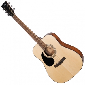 Cort akusztikus gitár, balkezes, matt natúr