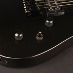 Cort elektromos gitár, fémes fekete