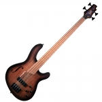 Cort elektromos basszusgitár fretless, Fishman piezo, fekete burst