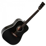 Sigma DM-1 akusztikus gitár, fekete