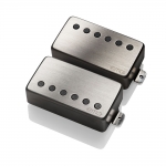 Humbucking gitár pickup szett, szálhúzott króm, long shaft