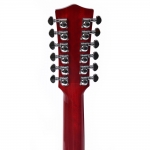 Sigma 12 húros akusztikus gitár elektronikával, cherry sunburst