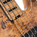 Cort elektromos basszusgitár deluxe félkemény tokkal, vintage natúr