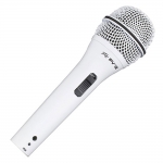 Peavey mikrofon fehér színű, XLR-XLR kábellel, tartozékokkal