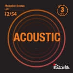 BlackSmith Acoustic Phosphor Bronze, Light 12-54 húr - 3 szett