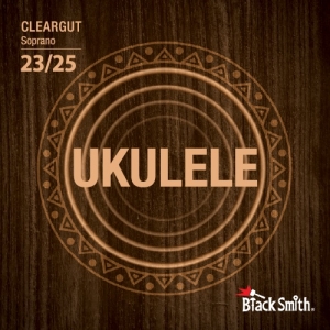 BlackSmith Ukulele Cleargut, Soprano 23-25 húr, átlátszó