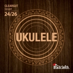BlackSmith Ukulele Cleargut, Concert 24-26 húr, átlátszó