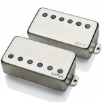 Humbucking gitár pickup szett, szálhúzott króm, long shaft