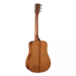 Cort elektro-akusztikus mini gitár, matt natúr, tokkal