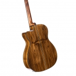 Cort akusztikus gitár Fishman elektronikával, félkemény tokkal, Bocote, All solid