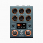 Hotone Verbera NeonGlow Convolution Reverb Effects Processor, with 9V power supply