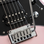 Cort elektromos gitár, éger test, Seymour Duncan hangszedők, Dusty Rose