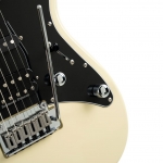 Cort elektromos gitár, éger test, Seymour Duncan hangszedők, Military Beige