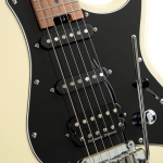 Cort elektromos gitár, éger test, Seymour Duncan hangszedők, Military Beige