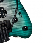 Cort elektromos gitár, fej nélküli, Semi Gloss Lagoon