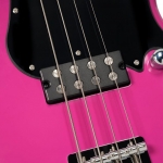 Cort elektromos basszusgitár, rövid menzúra, lila