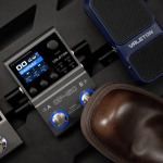 Valeton multi-effekt processzor pedál, fekete