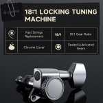 Donner elektromos gitár, ST forma, metálkék