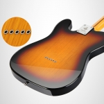 Donner elektromos jazz thinline gitár, sunburst