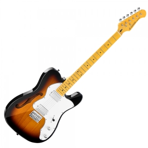 Donner elektromos jazz thinline gitár, sunburst