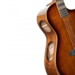 Cort akusztikus gitár, oldalsó hanglyukakkal, Fishman elektronikával, félkemény tokkal, Tobacco Sunburst - elérhető 2026 júniusa után