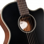 Cort akusztikus gitár Fishman elektronikával, középfényű fekete - elérhető 2026 júniusa után