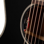 Cort akusztikus gitár Fishman elektronikával, középfényű fekete - elérhető 2026 júniusa után
