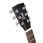 Cort akusztikus mini gitár, mentazöld, tokkal