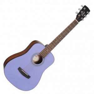 Cort akusztikus mini gitár, levendula, tokkal - elérhető 2026 júliusa után