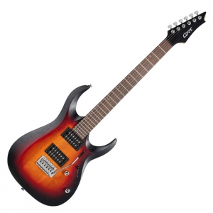 Cort elektromos gitár, selyesmfényű sunburst - elérhető 2026 júliusa után