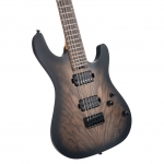 Cort elektromos bariton gitár, Natural Black Burst - elérhető 2026 szeptember után