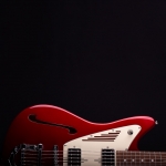 Magneto Starlux félüreges elektromos gitár, Candy Apple Red