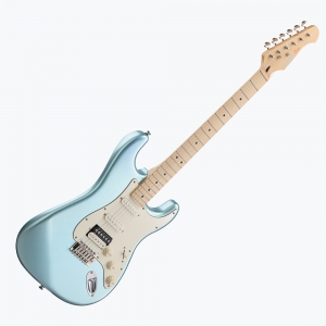 Donner Seeker Deluxe elektromos gitár szett erősítővel, metálkék