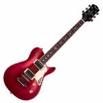 Magneto Velvet Deluxe elektromos gitár, kamrás test, Candy Red Silk - BEVEZETŐ ÁR!