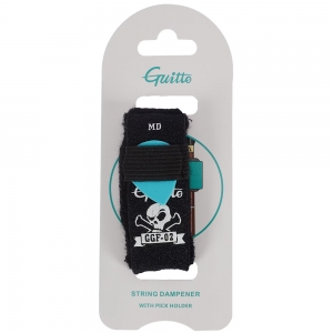 Guitto húrtompító - Medium, fekete