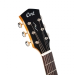 Cort akusztikus gitár Fishman elektronikával, All solid, tokkal, fényes barna burst - elérhető 2026 novembere után