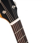 Cort akusztikus gitár Fishman elektronikával, All solid, tokkal, fényes barna burst - elérhető 2026 novembere után