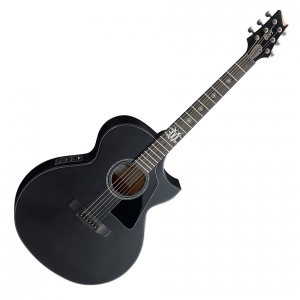 Cort akusztikus heavy metal gitár EQ-val, fekete